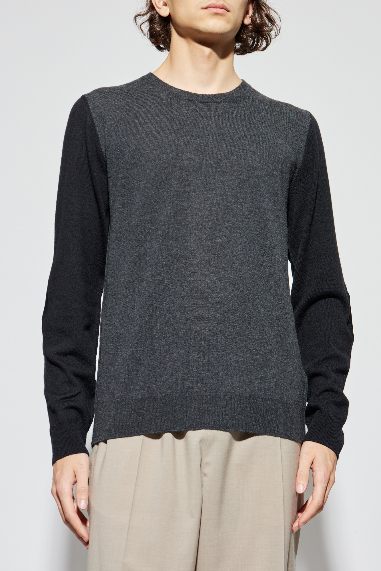 Maison Margiela Wool sweater with a crew neck | Men's | Vitkac